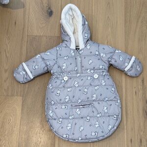 Gray Baby winter snow suit